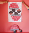 Mushroom Tea Towel Craft Kit