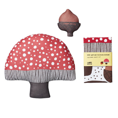 Mushroom Tea Towel Craft Kit