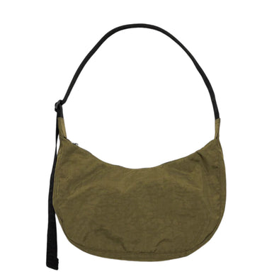 Nylon Crescent Bag: Seaweed