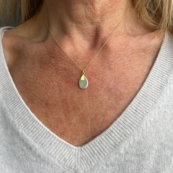 Necklace: Double Petite Drops