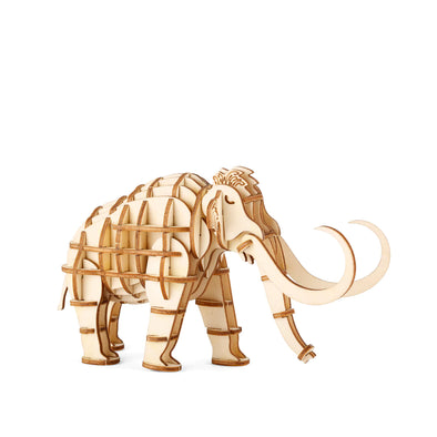 3D Wooden Puzzle: Mammoth