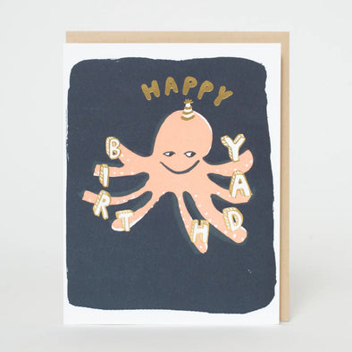 Card: Octopus Birthday