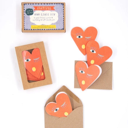 Heart Blink Mini Cards - Box of 6