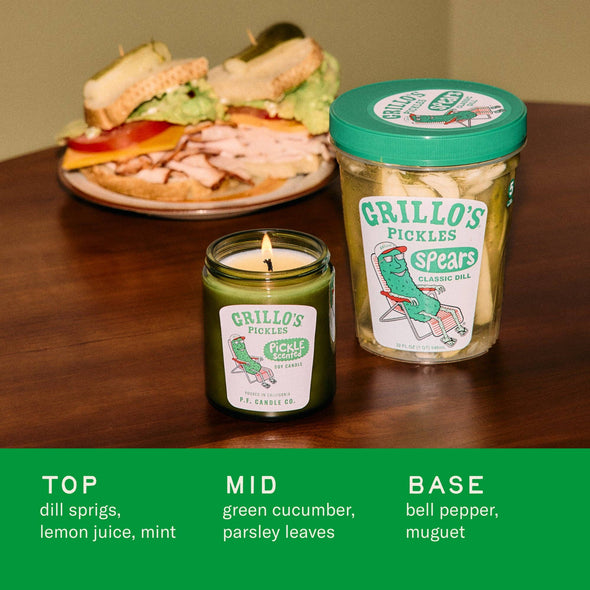 Soy Candle: Grillo's Pickle