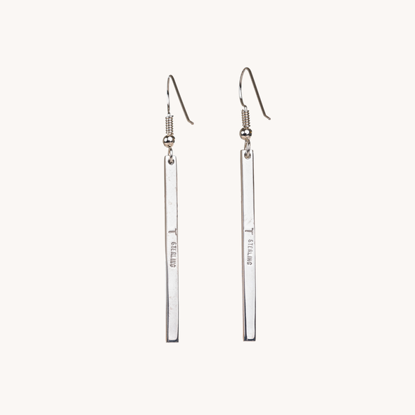 Spirit: Silver Drop Earrings