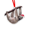 Holiday Sloth Ornament