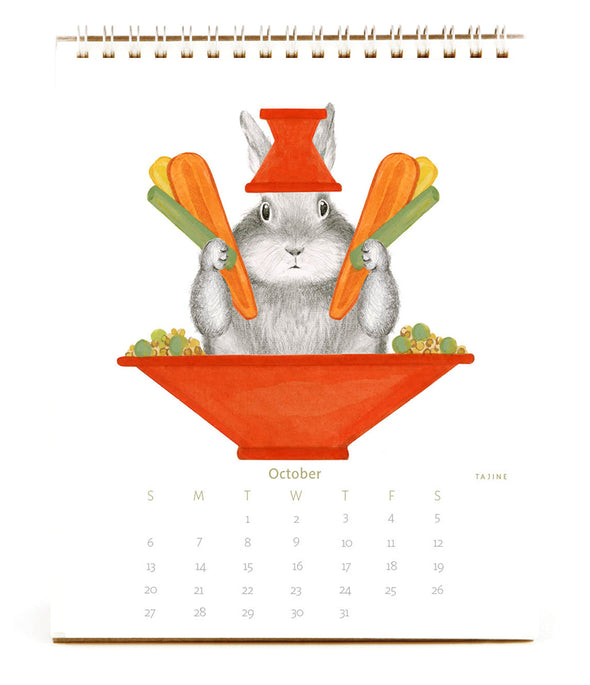 Bunny Calendar 2024: Hopping Around the Culinary World