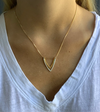 Necklace: Double V