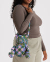 Bear Bag: Green Star Plaid