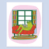 Print: Reading Frog