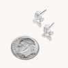 Enchantment: Silver Mini Zia Stud Earrings
