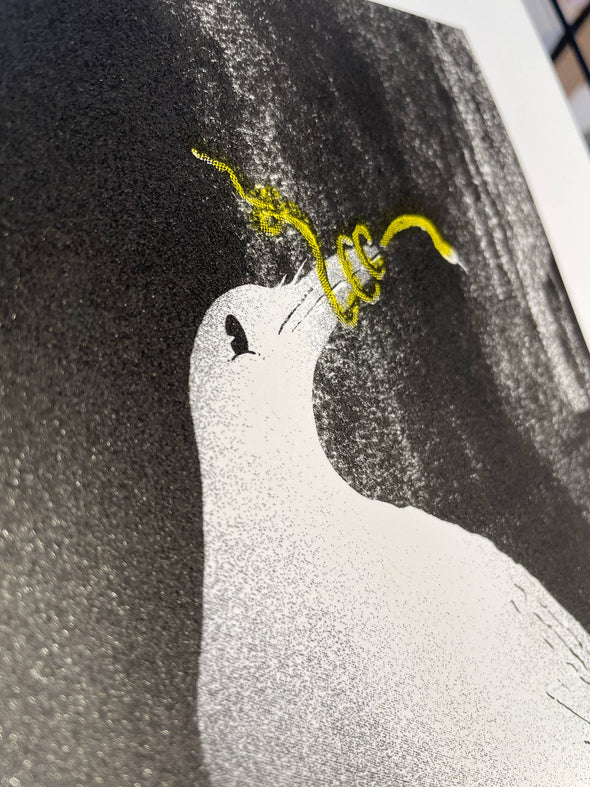 Risograph Print: Early Bird