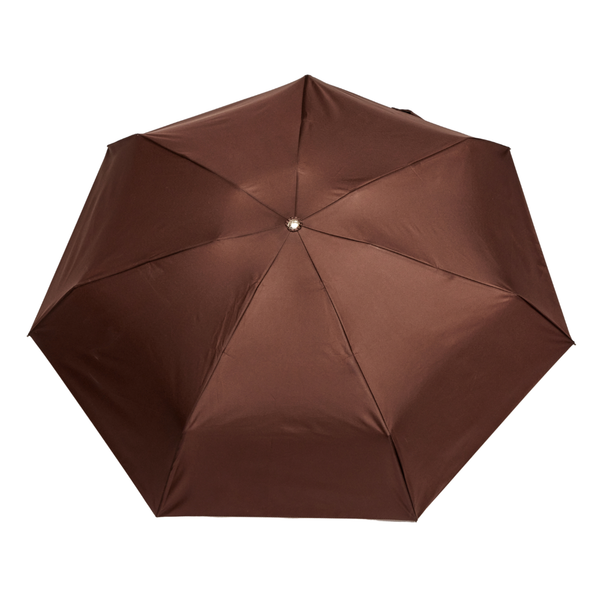 Mini Pocket Umbrella: Espresso Brown