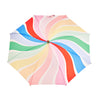 Children's Duckling Umbrella: Meri Meri Rainbow Stripes