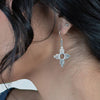 Enchantment: Silver Zia Dangle Earrings