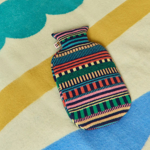 Hot Water Bottle: Multi Stripe