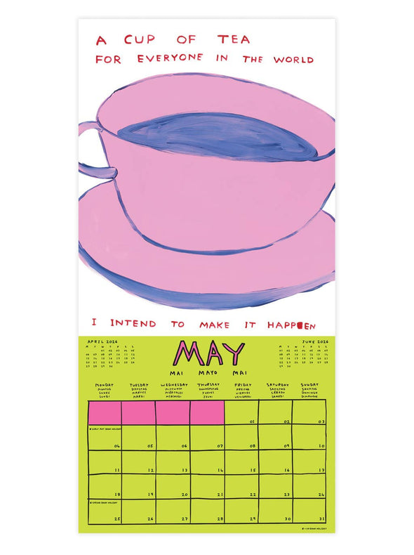 David Shrigley 2026 Wall Calendar