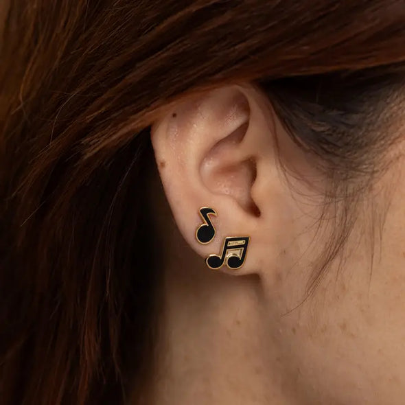 Earrings: Musical Notes