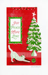 Print: Christmas Cat