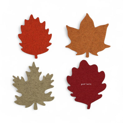 Autumn Leaf Coaster Multicolor Set