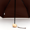 Mini Pocket Umbrella: Espresso Brown