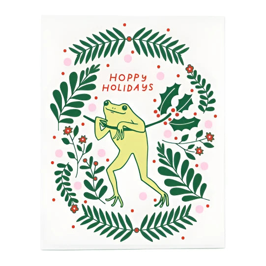 Froggy Holiday Cards: Set of 6