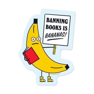 Sticker: Banana Books
