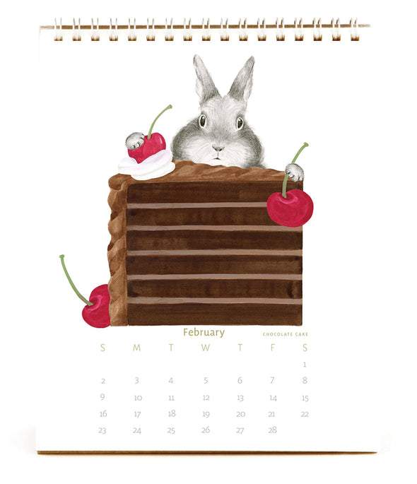 Bunny Calendar 2025: Hopping Straight To Dessert