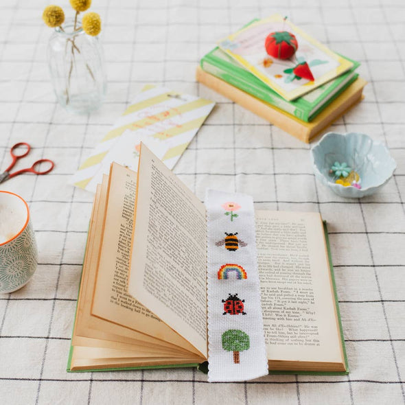 Cross Stitch Bookmark Kit: Nature Rainbow
