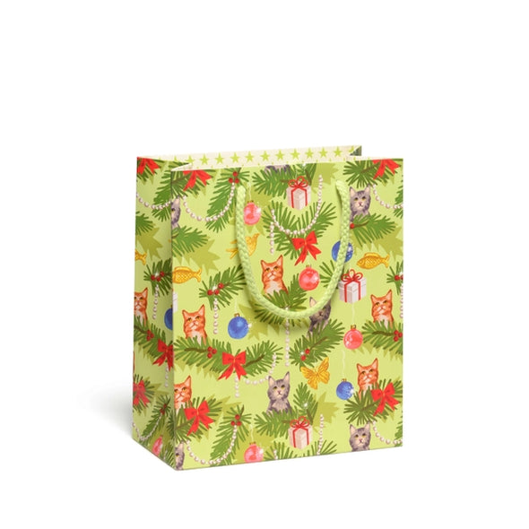 Gift Bag: Christmas Cats- Medium