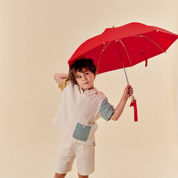 Children's Duckling Umbrella: Red