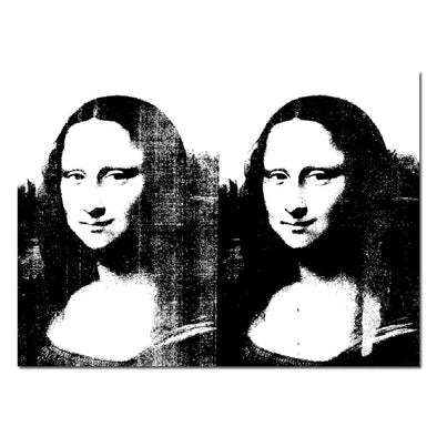 Sticker: Double Mona Lisa By Andy Warhol