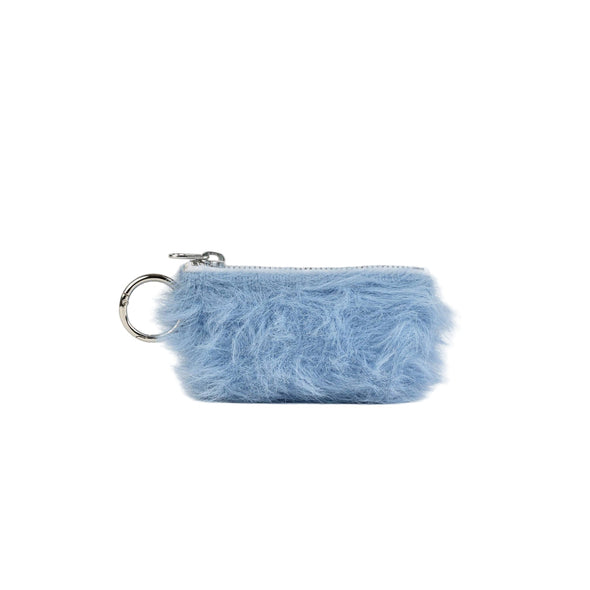 Faux Fur Pouch Bag Charm