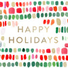 Card: Happy Holidays Paint Strokes