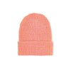 Grid Knit Beanie: Pink