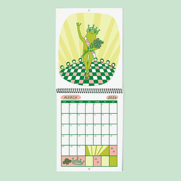 Calendar: Froggy of the Month 2026