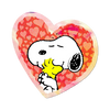 Sticker: Holo Heart Snoopy