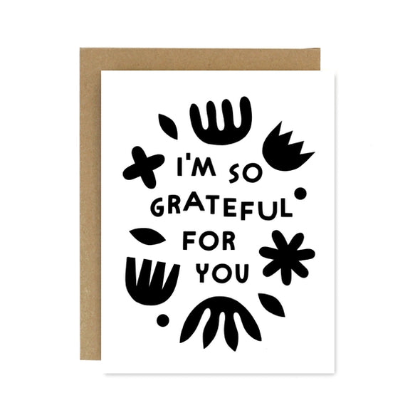 Card: So Grateful