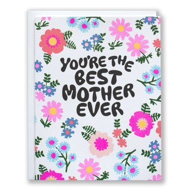Card: Disco Flowers Best Mother