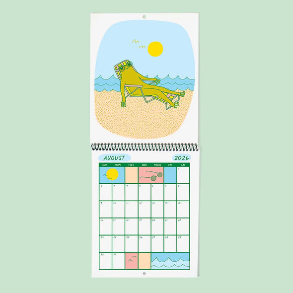 Calendar: Froggy of the Month 2026