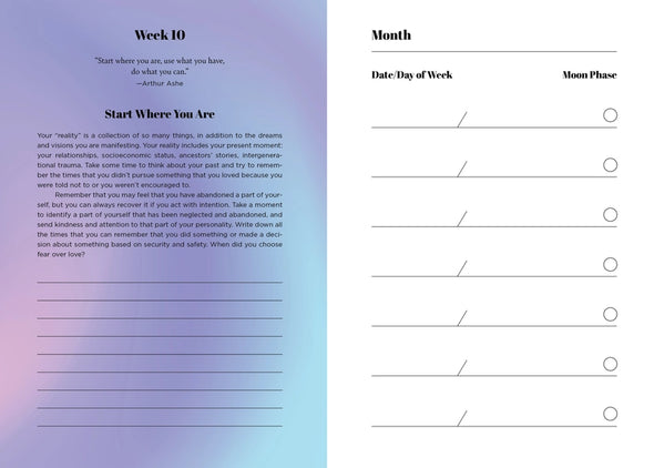 Manifest Your Year: 12-Month Undated Planner