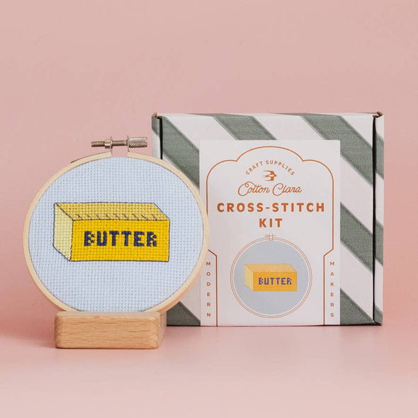 Cross Stitch Kit: Butter
