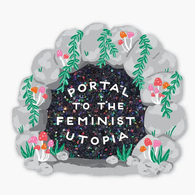 Sticker: Feminist Utopia Glitter