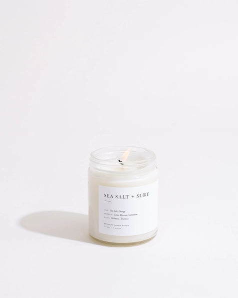 Sea Salt +Surf Minimalist Candle