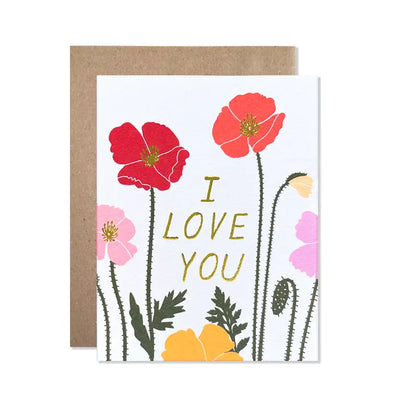 Card: Love You Poppies