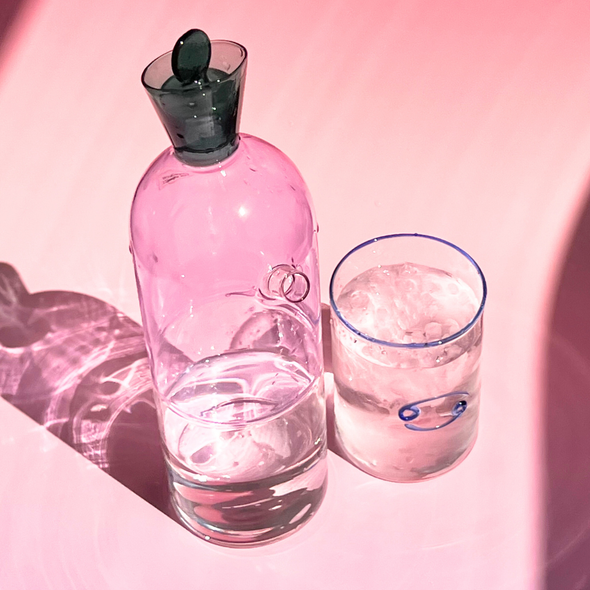 Color Block Water Carafe