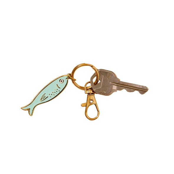 Enamel Keychain: Sardine