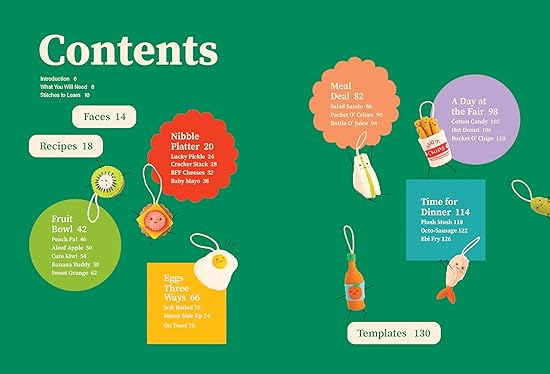 Trinkets: Felt foods to sew and love