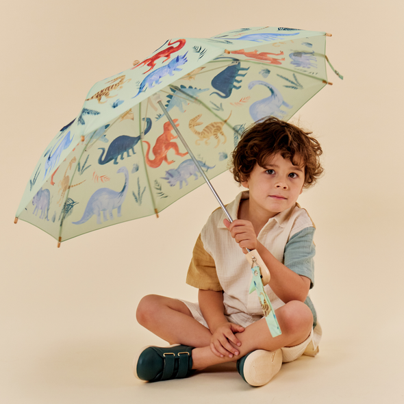Children's Duckling Umbrella: Meri Meri Dinosaur Kingdom