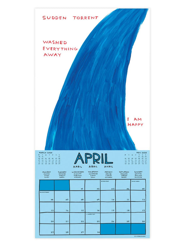 David Shrigley 2026 Wall Calendar